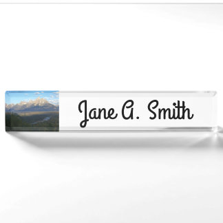 Jackson Hole Mountains (Grand Teton National Park) Nameplate