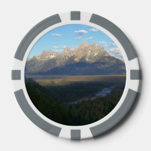 Jackson Hole Mountains (Grand Teton National Park) Poker Chips