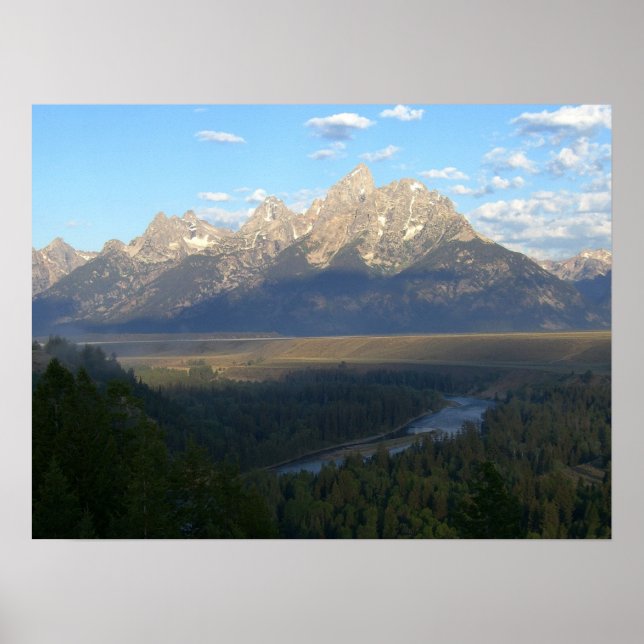 Jackson Hole Mountains (Grand Teton National Park) Poster (Front)