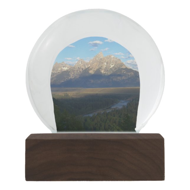 Jackson Hole Mountains (Grand Teton National Park) Snow Globe (Front)