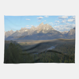 Jackson Hole Mountains (Grand Teton National Park) Tea Towel