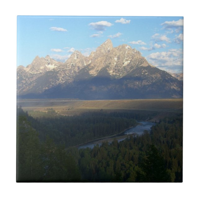 Jackson Hole Mountains (Grand Teton National Park) Tile (Front)