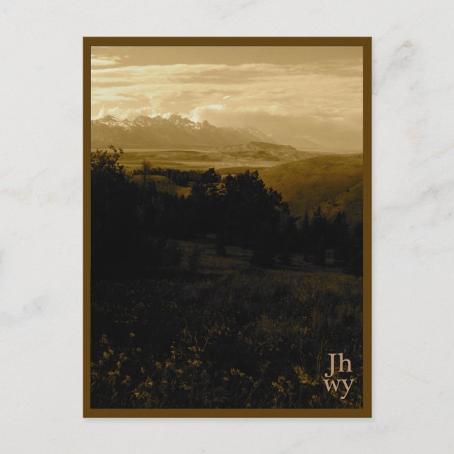 Jackson Hole photo series postcard (Front)