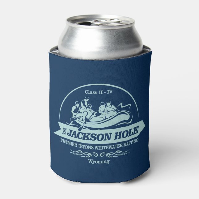Jackson Hole (rafting2) Can Cooler (Can Front)