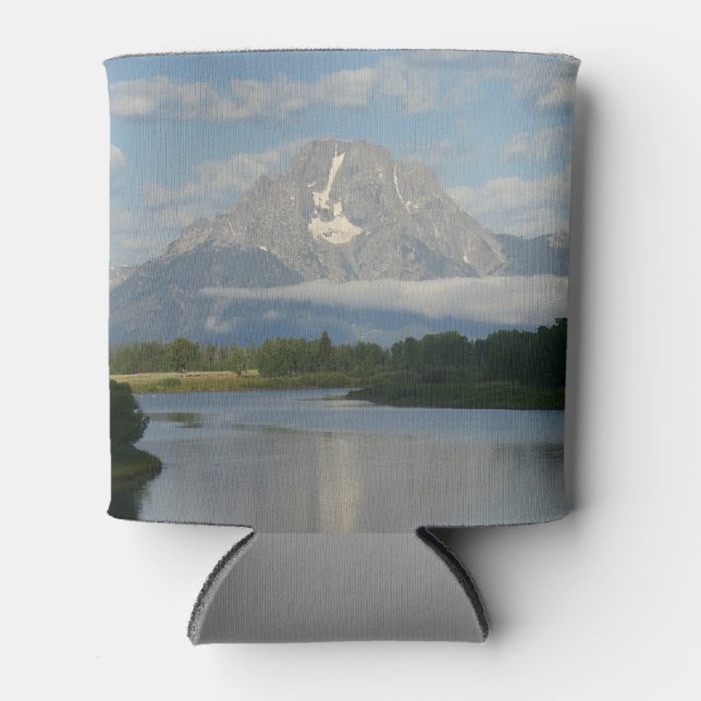 Jackson Hole River at Grand Teton National Park Can Cooler (Front)