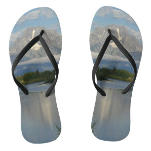 Jackson Hole River at Grand Teton National Park Jandals