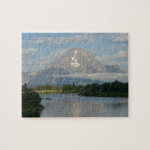 Jackson Hole River at Grand Teton National Park Jigsaw Puzzle