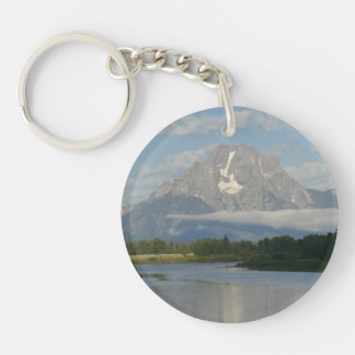 Jackson Hole River at Grand Teton National Park Key Ring