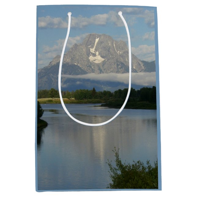 Jackson Hole River at Grand Teton National Park Medium Gift Bag (Front)