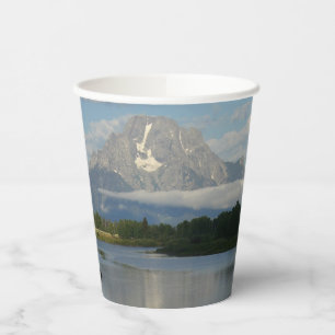 Jackson Hole River at Grand Teton National Park Paper Cups