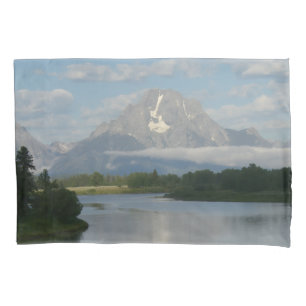 Jackson Hole River at Grand Teton National Park Pillowcase