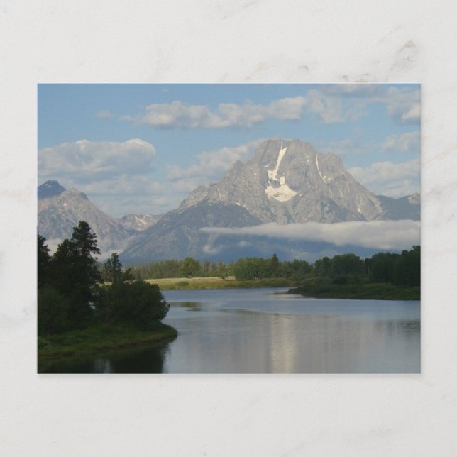 Jackson Hole River at Grand Teton National Park Postcard (Front)