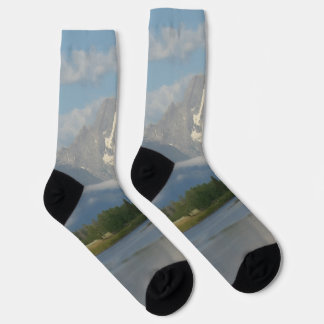 Jackson Hole River at Grand Teton National Park Socks