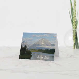 Jackson Hole River at Grand Teton National Park Thank You Card