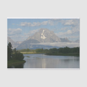 Jackson Hole River at Grand Teton National Park Tissue Paper