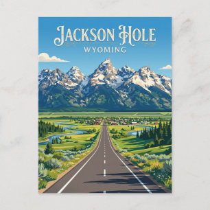 Jackson Hole USA Postcard