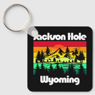 Jackson Hole Wyoming Key Ring