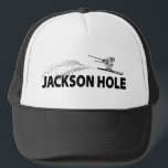 Jackson Hole Wyoming Ski Jumper Trucker Hat<br><div class="desc">As the gateway to Grand Teton and Yellowstone National Parks and a premier ski destination, Jackson Hole Wyoming is paradise!</div>