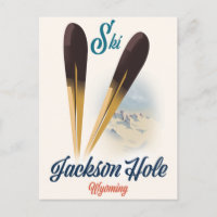Jackson Hole Wyoming Ski poster