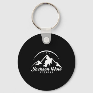 Jackson Hole Wyoming Ski Resort Skiing Snowboardin Key Ring