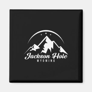 Jackson Hole Wyoming Ski Resort Skiing Snowboardin Magnet