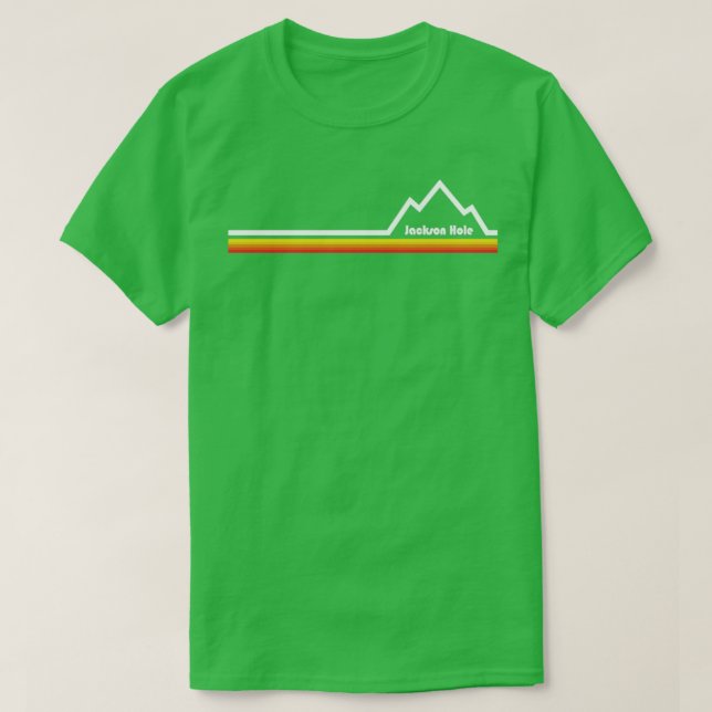 Jackson Hole Wyoming  T-Shirt (Design Front)