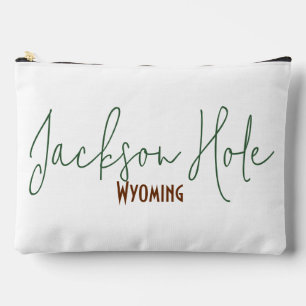 Jackson Hole, Wyoming Travel Souvenir Accessory Pouch