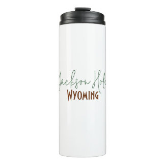 Jackson Hole, Wyoming Travel Souvenir Thermal Tumbler