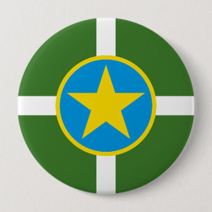 Jackson, Mississippi 10 Cm Round Badge