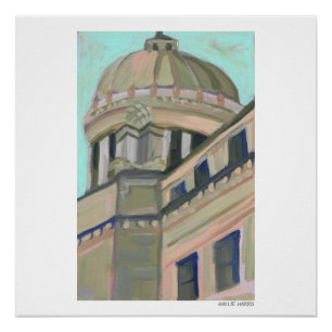 Jackson Mississippi Capitol Building Poster