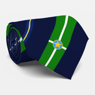 Jackson (Mississippi) city flag Neck Tie
