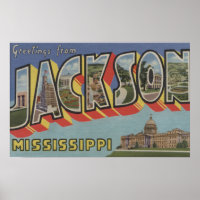 Jackson, Mississippi - Large Letter Scenes