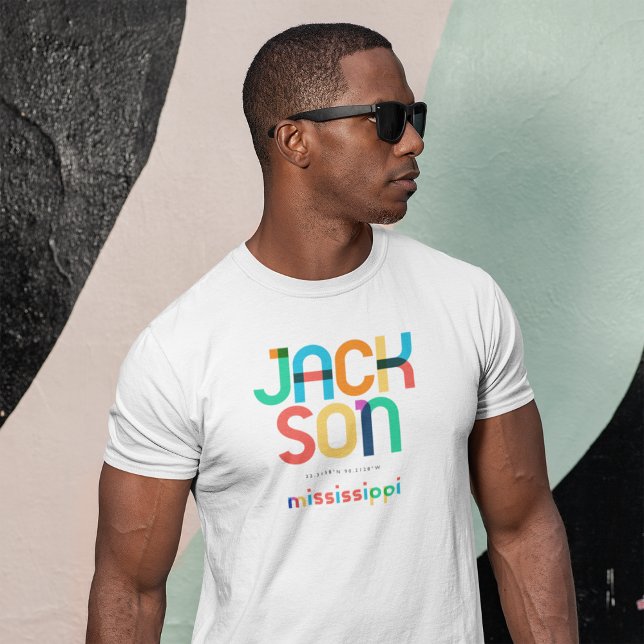 Jackson Mississippi Mid Century, Pop Art, T-Shirt (Creator Uploaded)