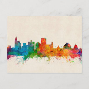Jackson Mississippi Skyline Postcard