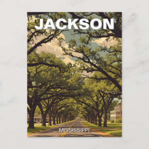 Jackson Mississippi Travel Postcard