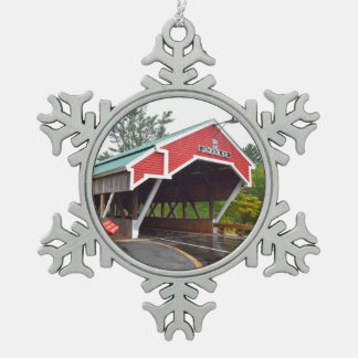 Jackson, NH Covered Bridge Christmas Ornament