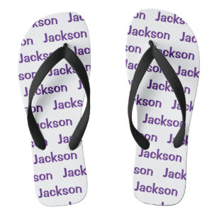Jackson, Polar Bears, Massillon, Ohio Flip Flops