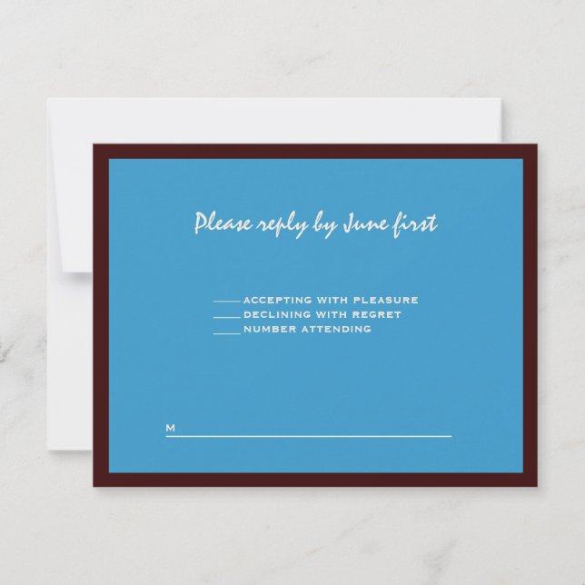 Jackson RSVP Bar Mitzvah Card (Front)