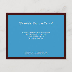 Jackson RSVP Bar Mitzvah Enclosure Card