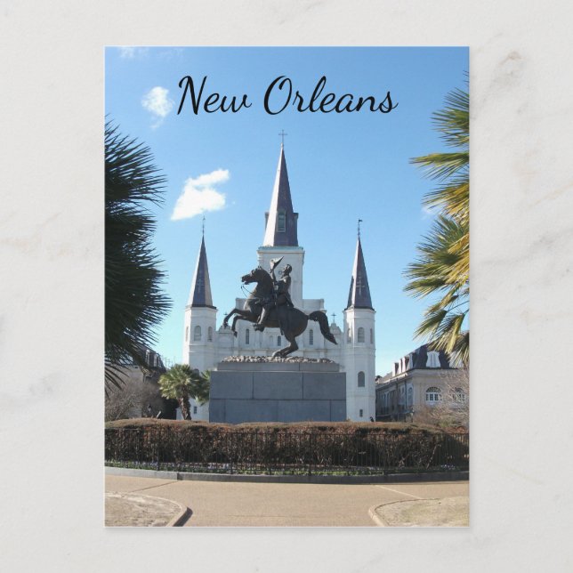 Jackson Square, French Quarter, New Orleans Postcard (Front)
