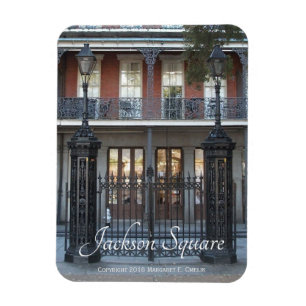 Jackson Square Gate, New Orleans, French Quarter Magnet