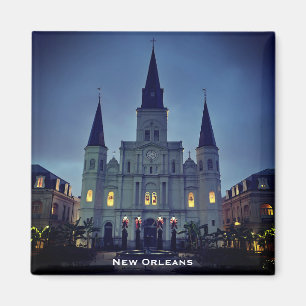 Jackson Square, New Orleans, LA Cathedral Basilica Magnet