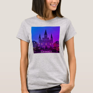Jackson Square, New Orleans, LA Cathedral T-Shirt
