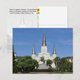 Jackson Square, New Orleans, LA - Postcard
