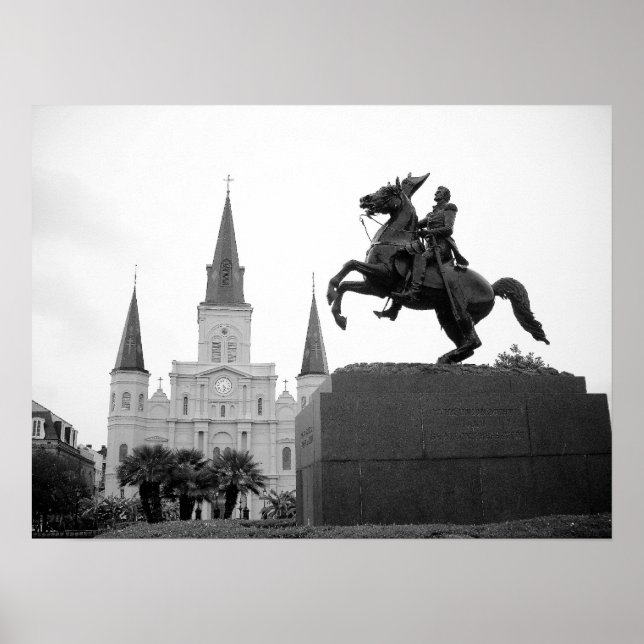 Jackson Square, New Orleans, Louisiana Poster (Front)