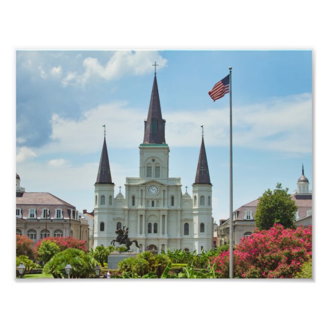 Jackson Square, New Orleans Photo Print (Front)