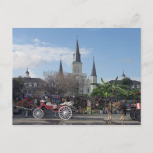 Jackson Square-New Orleans Postcard