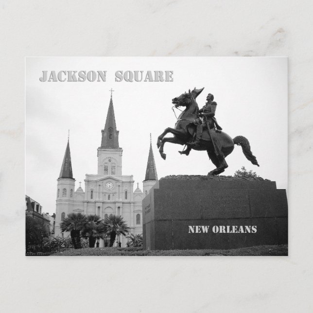 Jackson Square, New Orleans Postcard (Front)