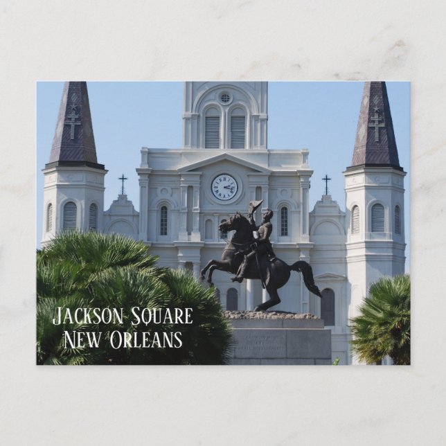 Jackson Square New Orleans Postcard (Front)
