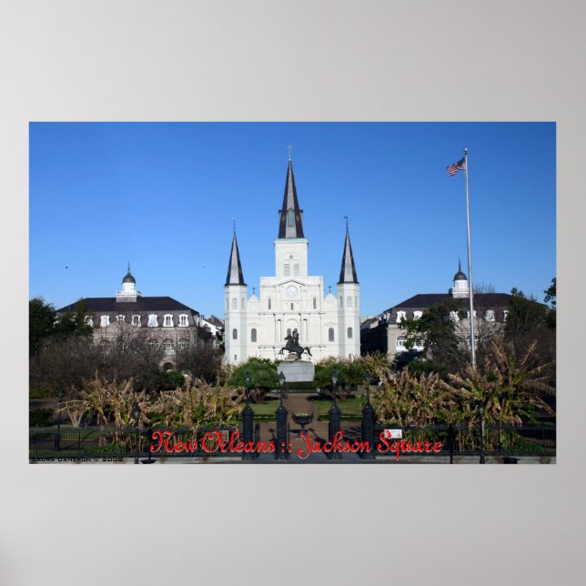 Jackson Square, New Orleans Poster (Front)